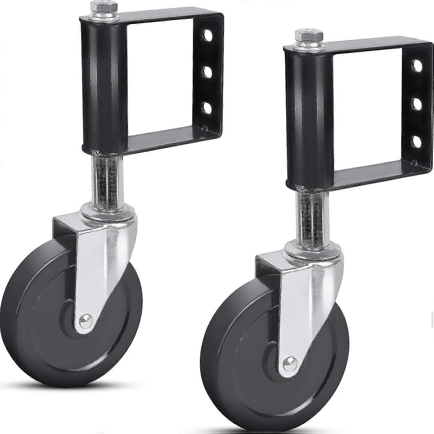 Set of 2 door rollers, black