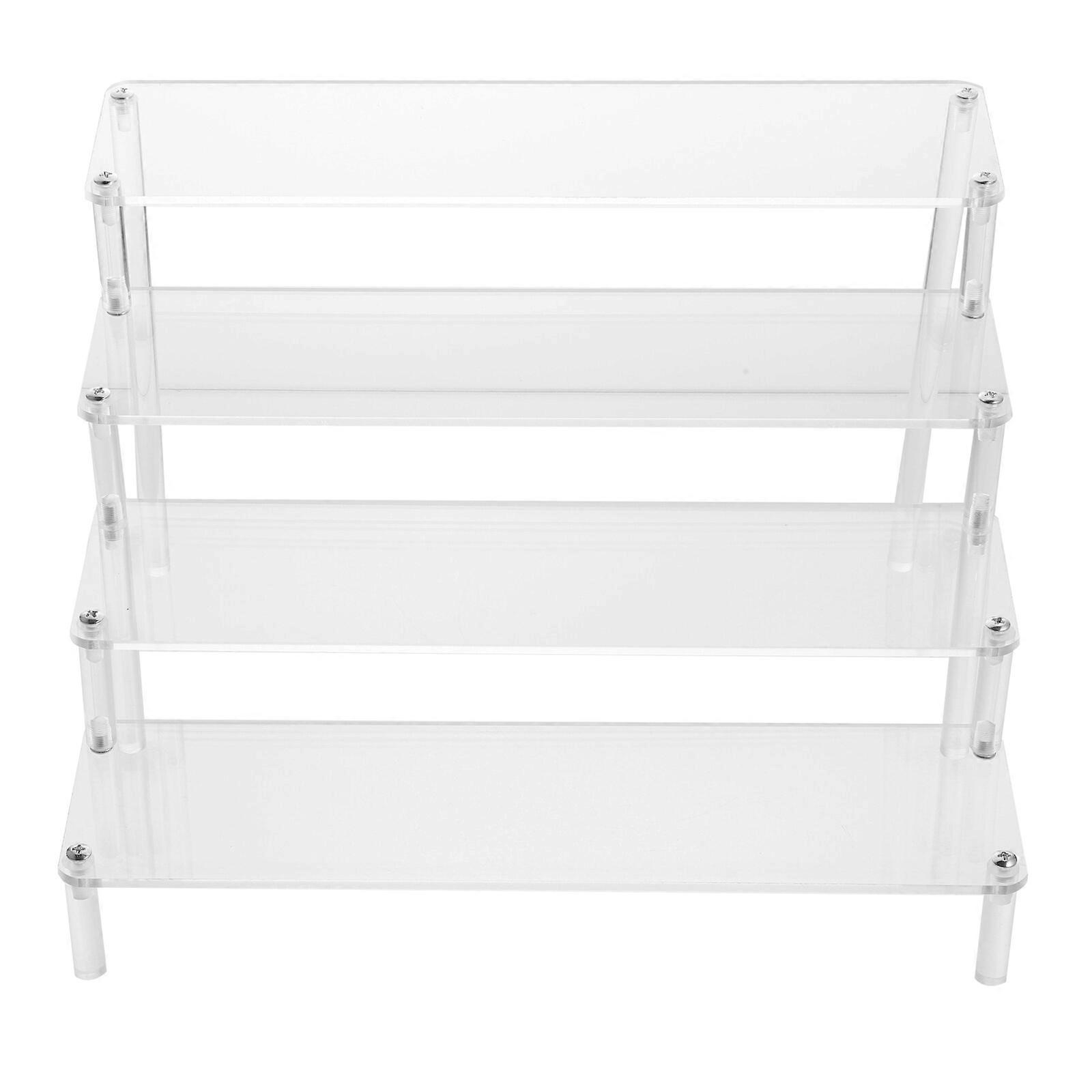 1Pc Nail Display Rack Multi-layer Makeup Rack Acrylic Lipstick Organizing Rack