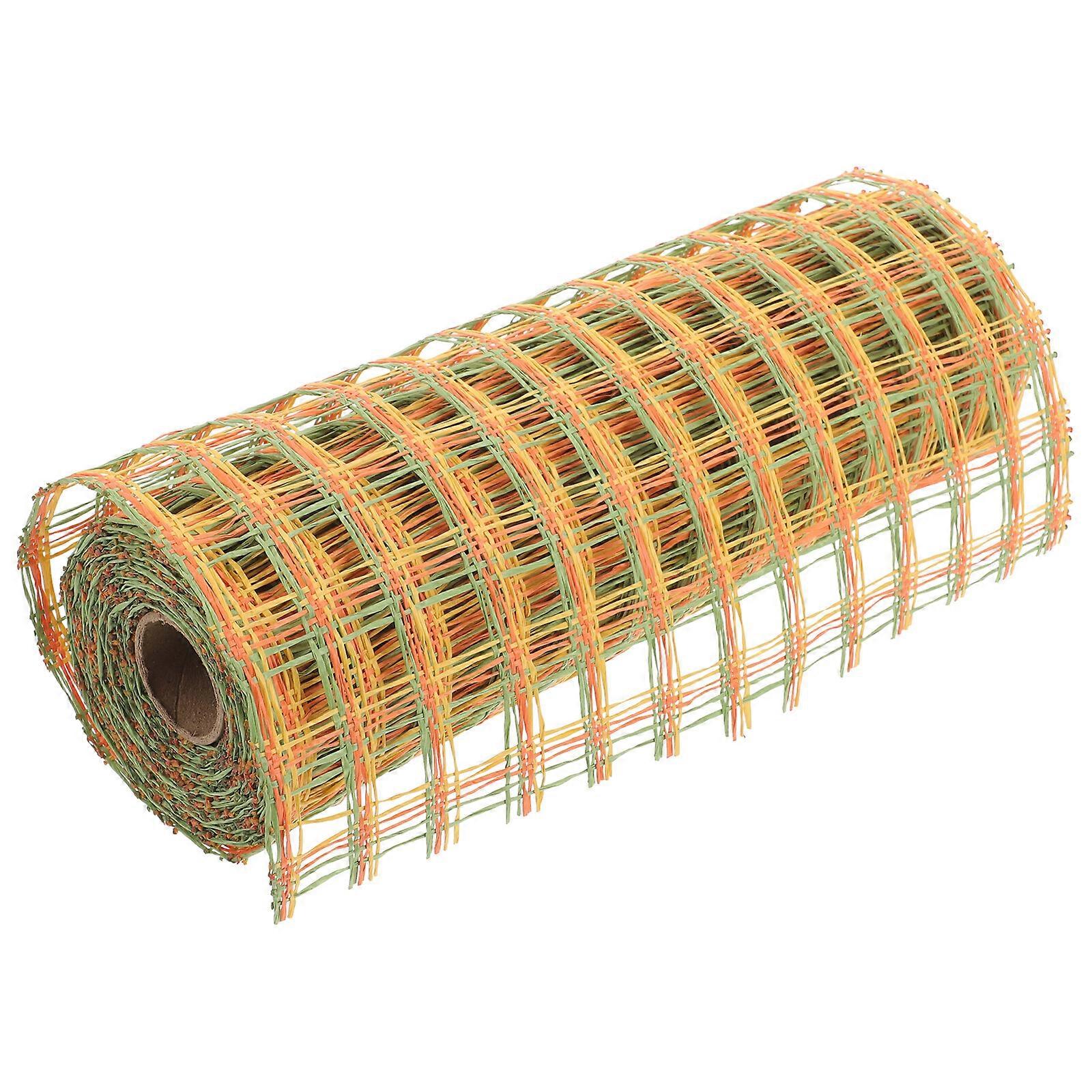 1 Rolle Bee Festival Mesh-Band, dekoratives Mesh-Band, Kranzmaterial, DIY-Bastelherstellung, Mesh-Band