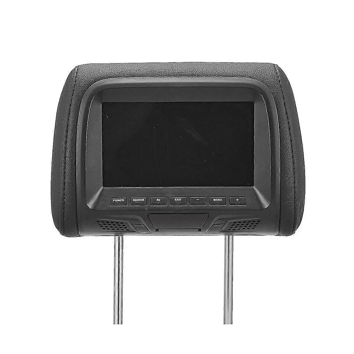 Universal 7inches Car Headrest Monitor Screen Rear Seat Entertainment Multi-media Player For Av Usb