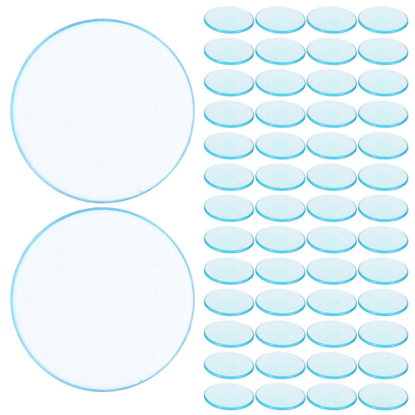 100pcs Translucent Bingo Markers Bingo Supplies Plastic Bingo Counting Chips Game Counting Chips