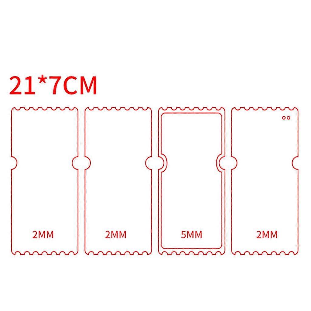 DIY Shake Acrylic Quicksand Blank Plate Hand-making Quicksand Brick Material