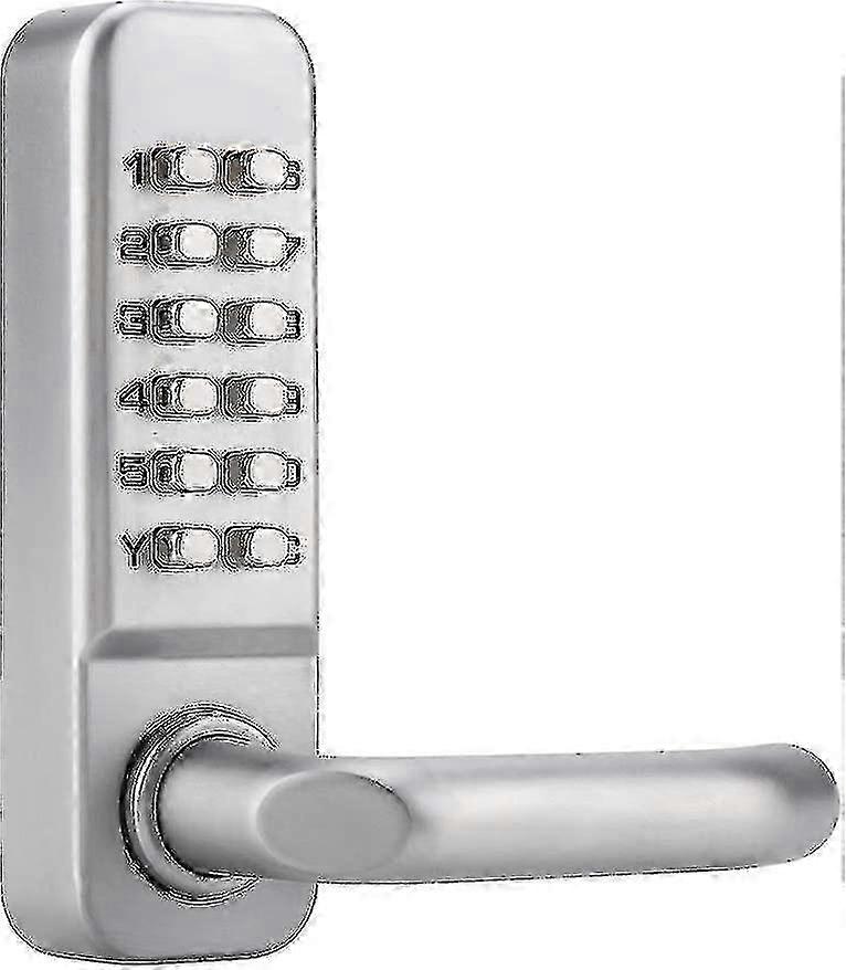 Waterproof Mechanical Code Lock, 111 Digit Code Combination Security Password Coded Lock Keyless Mechanical Combination Door Lock For Wooden Office D