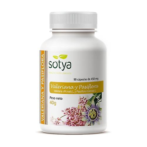 Valerian and passionflower 90 capsules of 450mg
