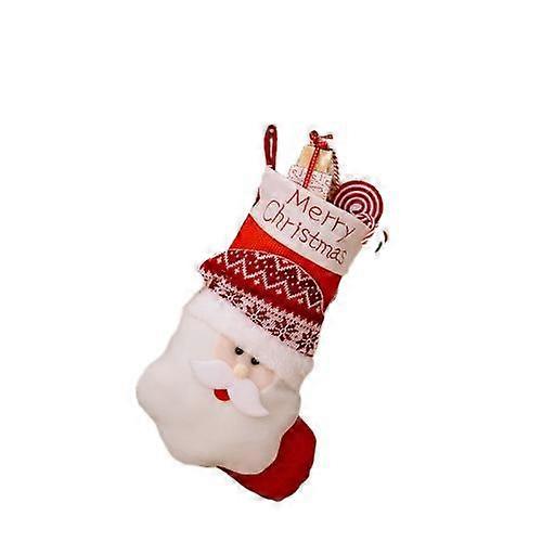 Christmas Decoration Cartoon Three-dimensional Knitted Socks