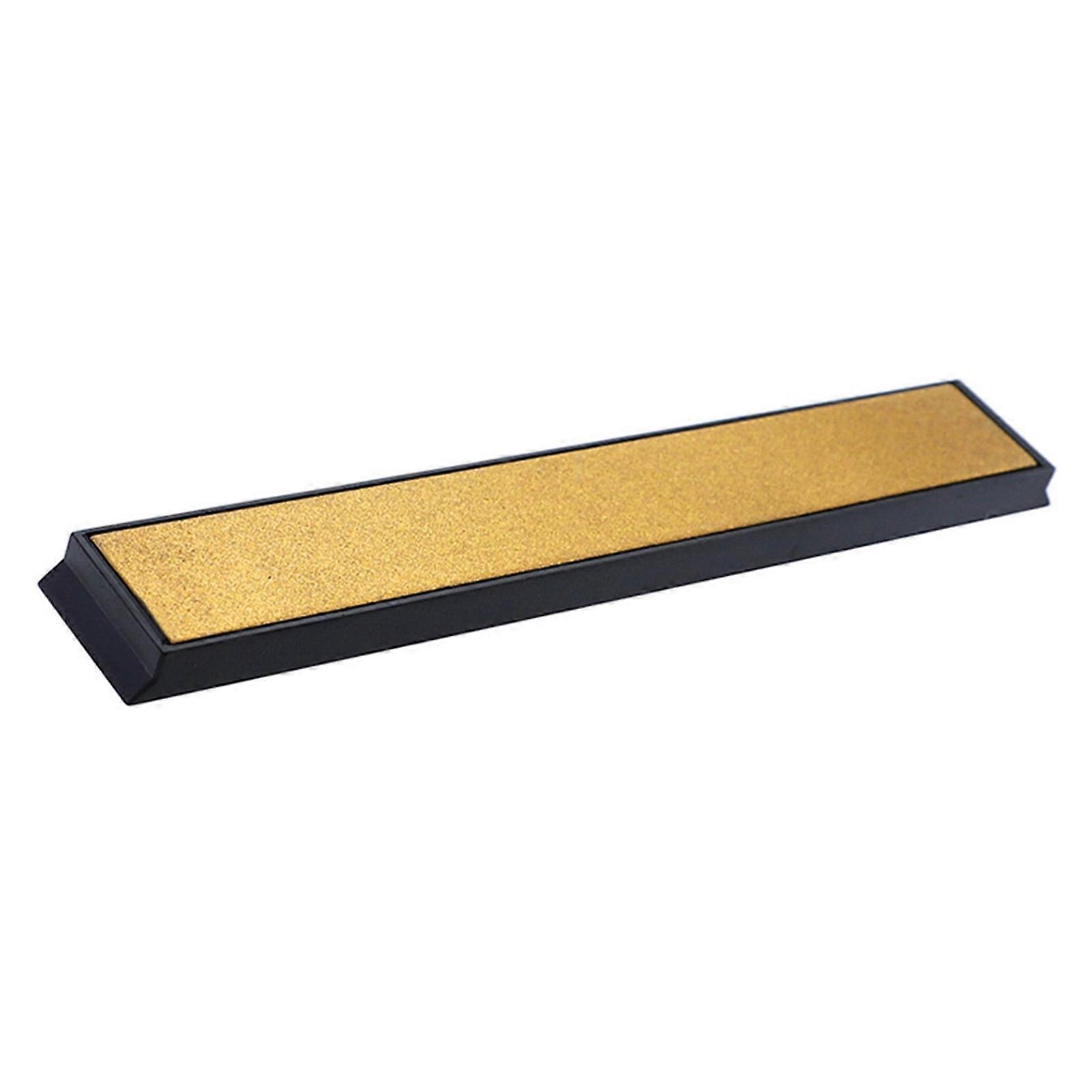 160 x 23mm Pierre à aiguiser rayée facile à utiliser ABS Base Cutter professionnel pierre à aiguiser pour couperet