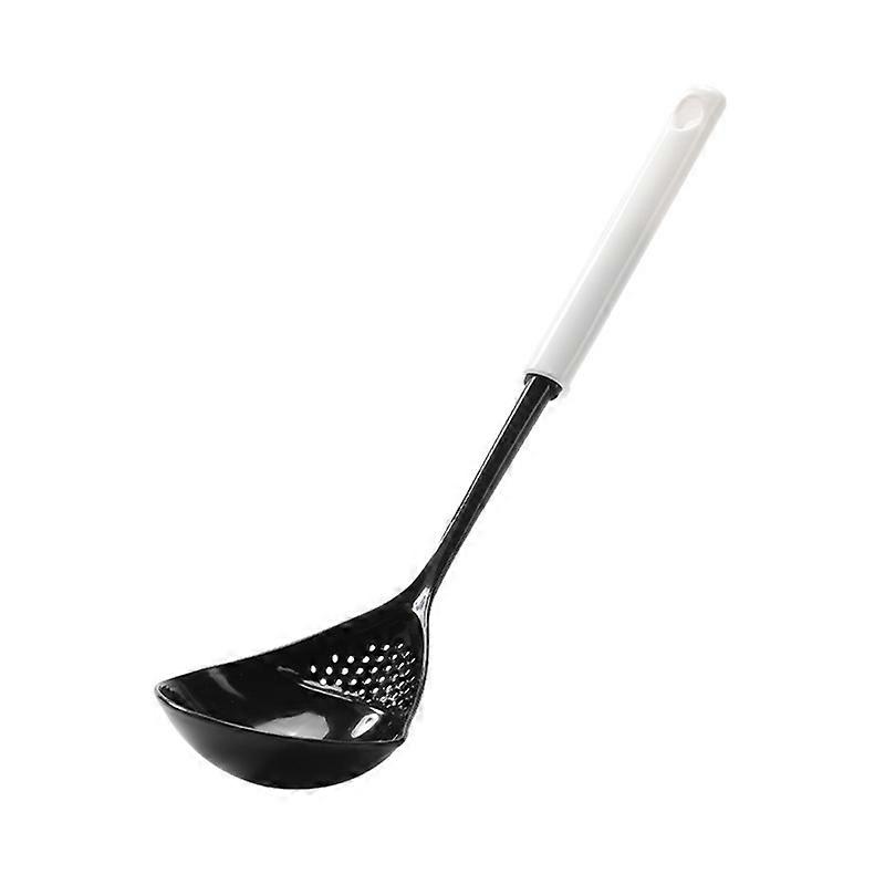 2-in-1 Design Colander Spoon Anti-scalding Long Handle Food Grade Multipurpose Fine Mesh Strainer Spoon Cooking Tool Qinhai
