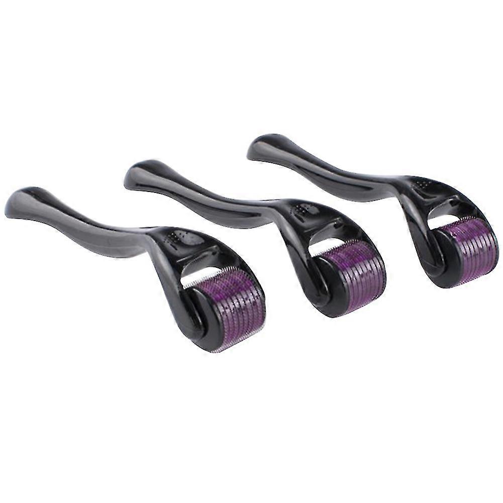 3pcs/pack For Face Massage Derma Roller Micro Needle Home Stretch Marks Manual