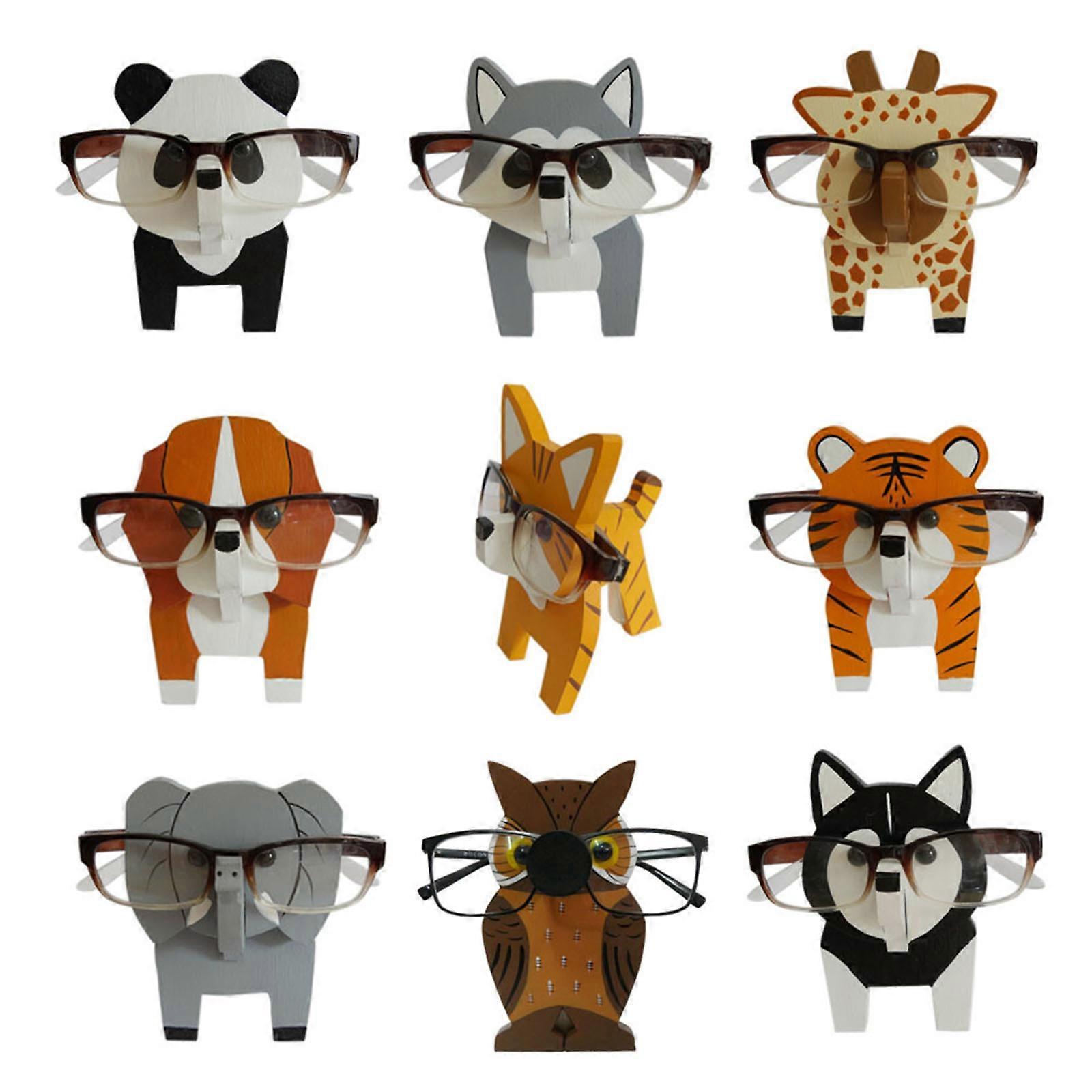 2023,Ochelari de vedere animale Suport Ochelari de soare Suport din lemn Display Rack cadou