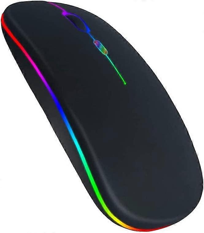 LED Wireless Mouse Bluetooth Mouse,Rechargable LED Dual Modes Wireless Mouse