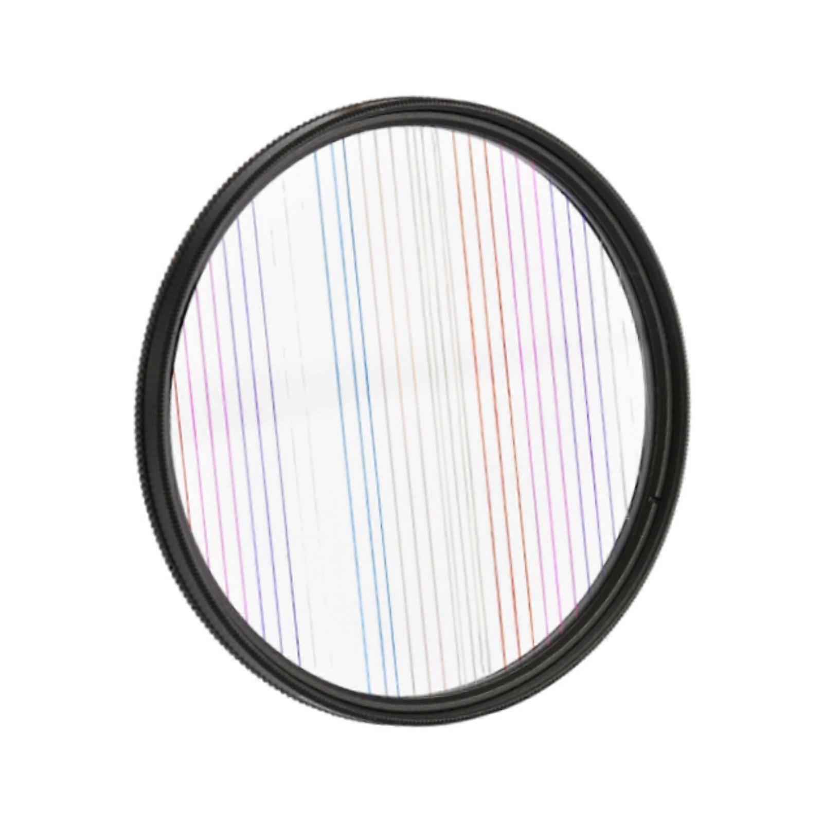 Rainbow Streak Lens Filtering Flaring Effect Filtering for Professional Night Scenes 77mm
