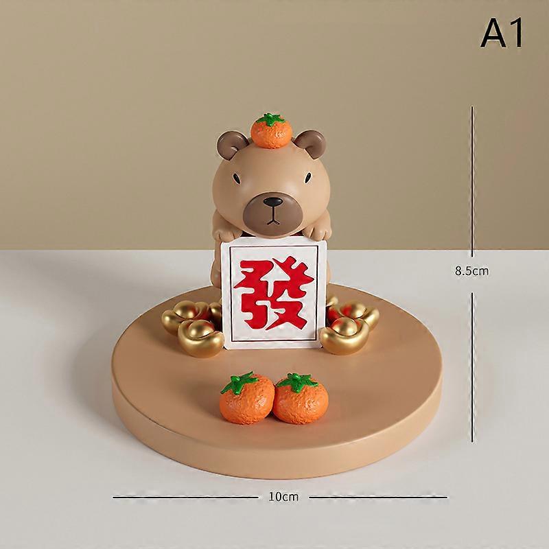 Resin Capybara Phone Stand Anti-slip Multi-functional Capybara Mobile Phone Holder Cartoon Cute Capybara Desk Lazy Bracket