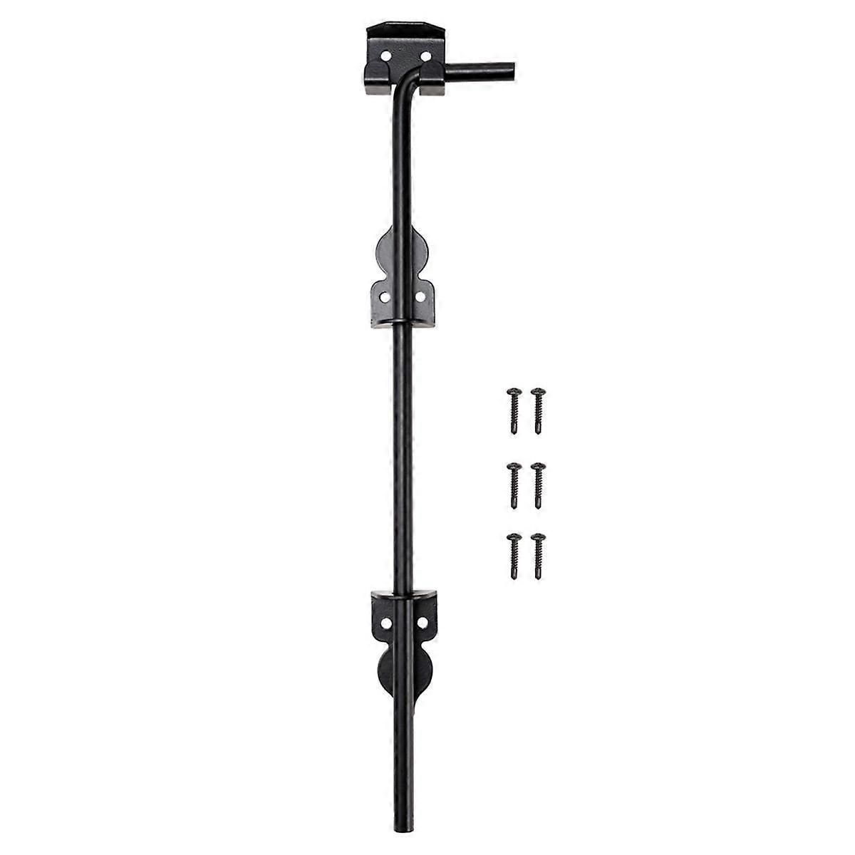 Heavy Duty Gate Latche Portable Cane Bolt Door Latch Lock Door Stop Hardware for Single Open Door G