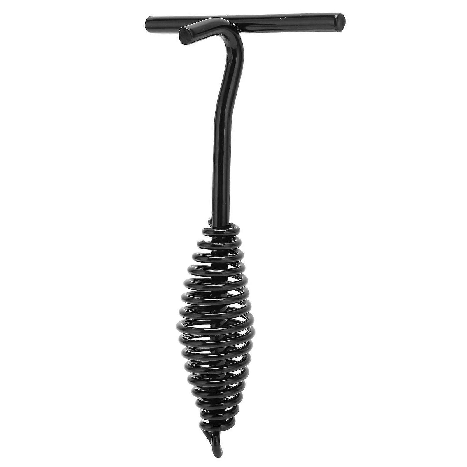 リッドリフター26CM長さスパイラルハンドルブラックフィニッシュアイアン拡張デザイン快適なホールドキャンプダッチオーブンリッドリフター