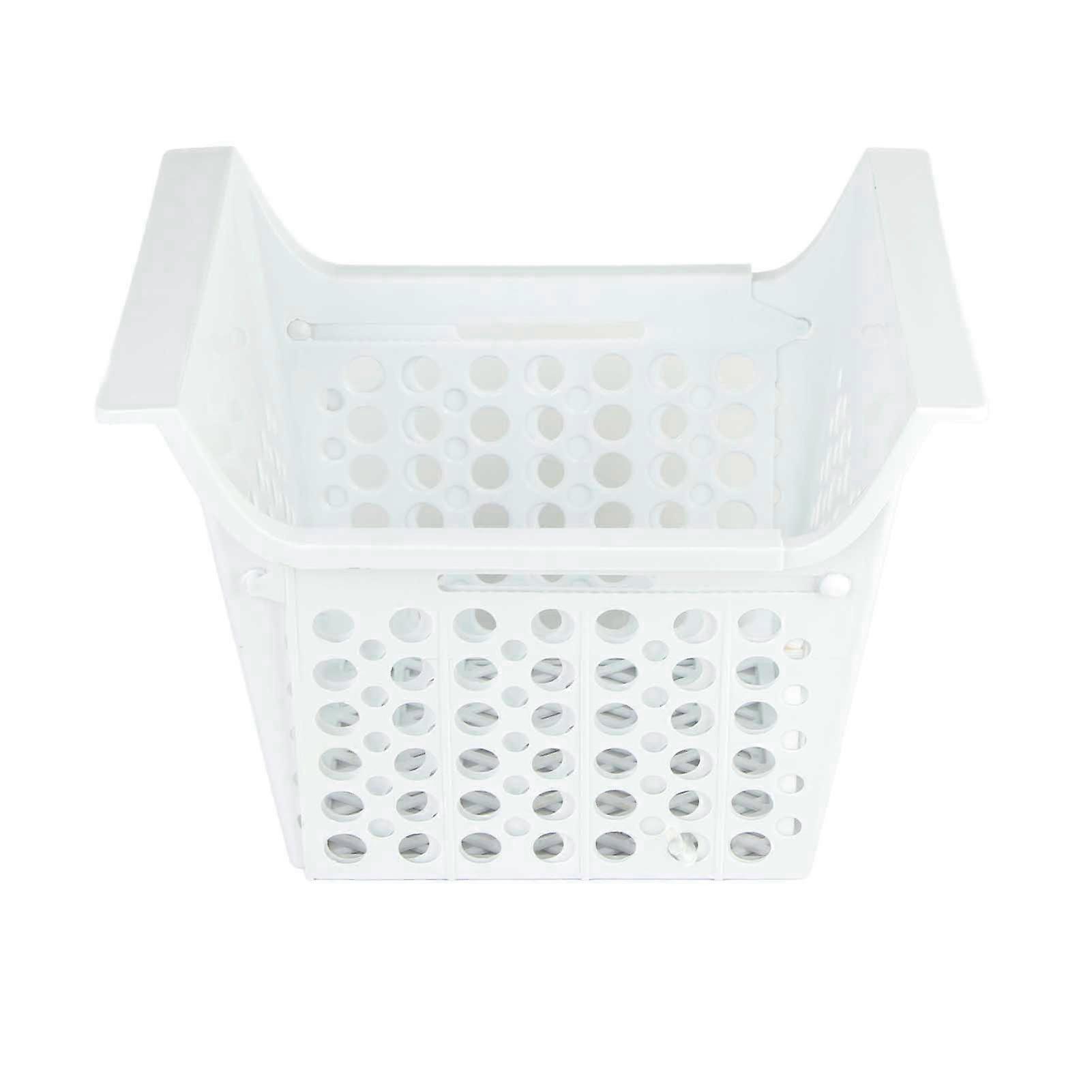 Cesta de freezer horizontal, organizador de freezer profundo, expansível, PP, carga pesada, com alça, acessório de freezer horizontal para cozinha S