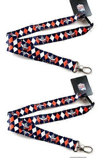 Denver Broncos NFL Argyle Lanyard 2 Pack