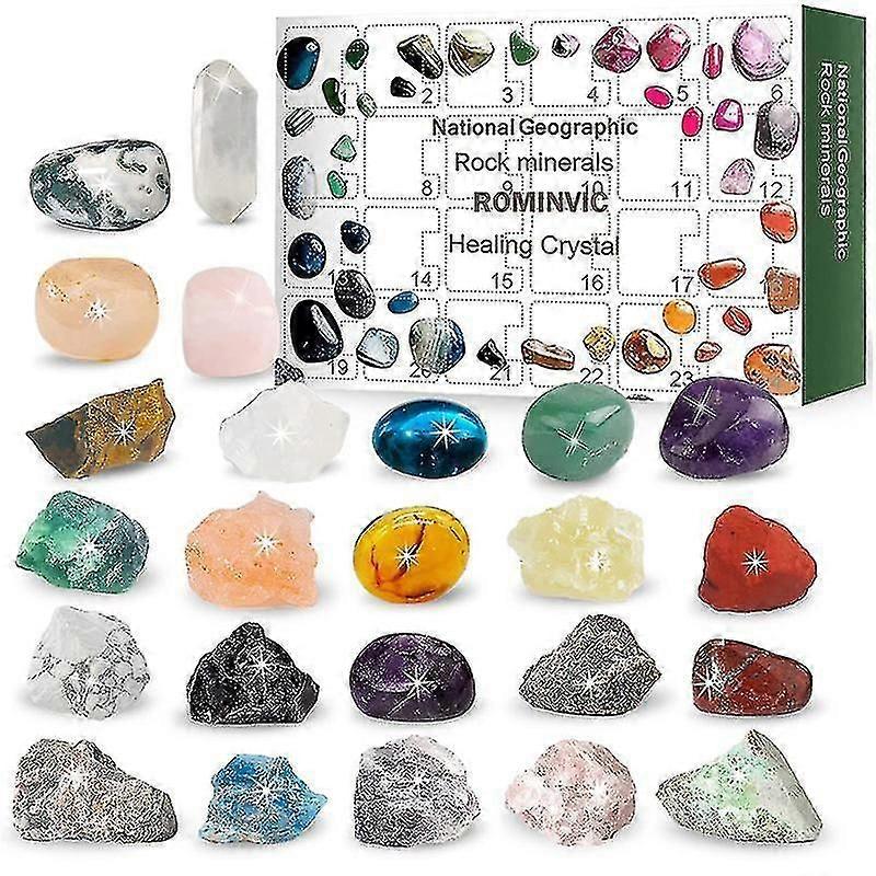 2023 Ore Advent Toy Countdown Collections For Children Precious Stones, Fossils And Minerals Kit Christmas Calendars- Wp2
