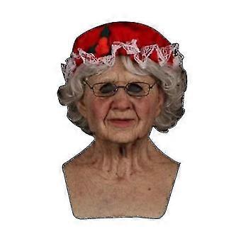 Christams Mask Santa Claus Full Head Latex Mask Face Human...