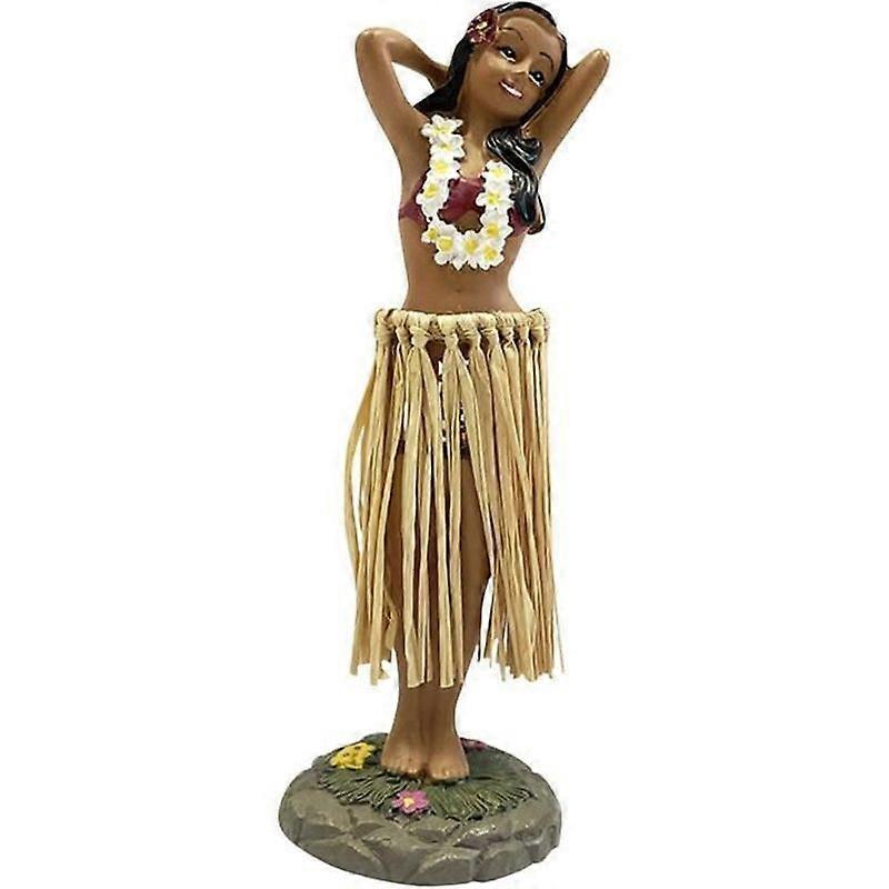 Hawaiian Dashboard Doll for Car Dashboard Hawaiian Girl Posing Collectible Figures