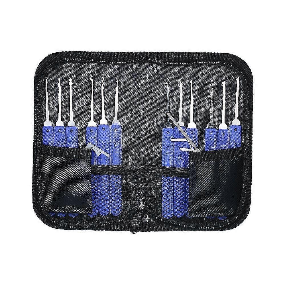 17 PCS Lock Picking Set with Storage Organize Bag Practice Locksmith Tools Lockpicking Kit for Begin