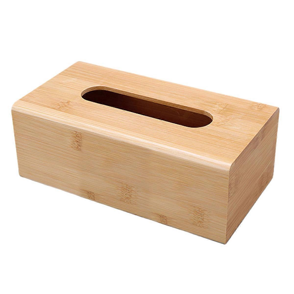 Wooden tissue box - large bottom