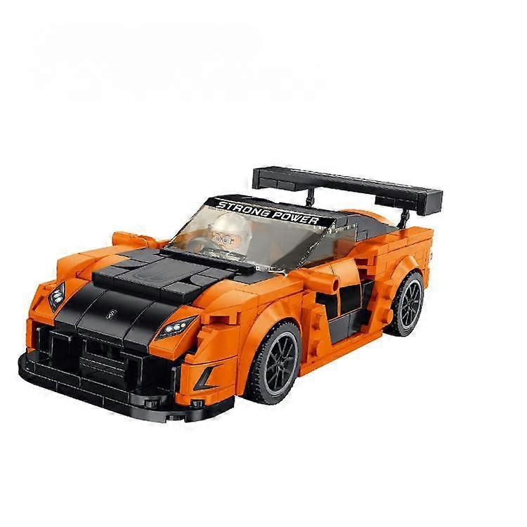 Lego children's building block car assembly model development intelligence racing DIY boy toy (Zida code rx7 666035)