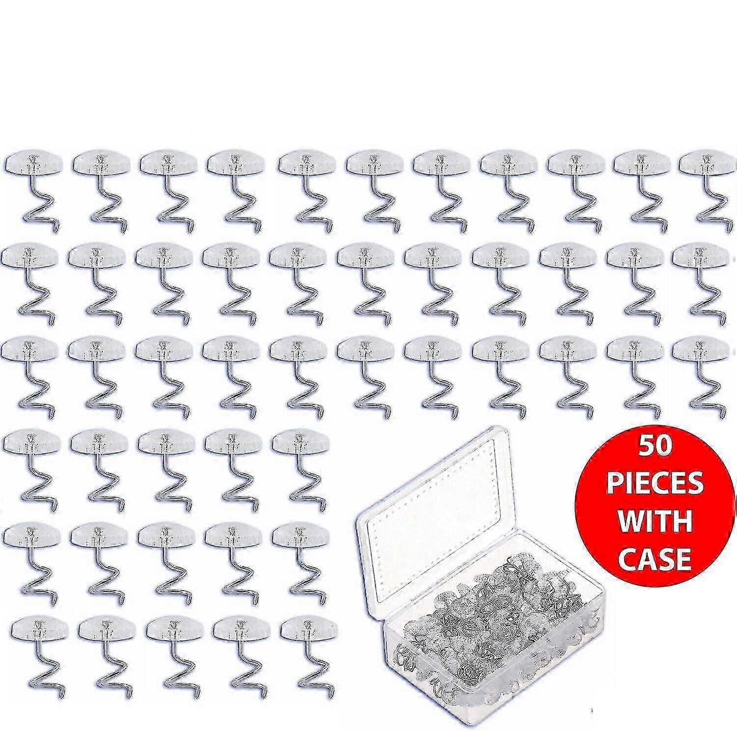 50個の室内装飾品用タックヘッドライナーピンクリアヘッドツイストベッドファブリックソファチェア