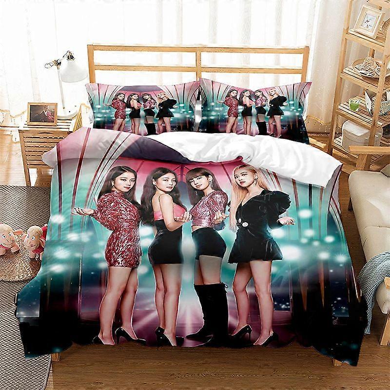 x931 LakanPåslakan örngott sängkläder set motorcykel racing svart pulver pojke flicka sovrum dekoration barn stor storlek 3-delat sängkläder set 