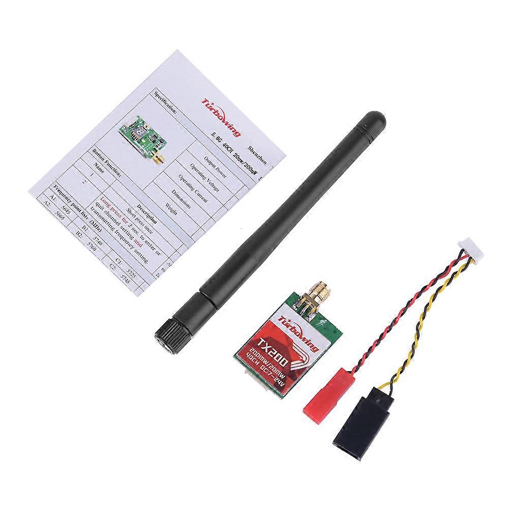 5.8G 40CH 20mw/200mw Switchable Radio Data Telemetry Transmit Module FPV Drone Accessory