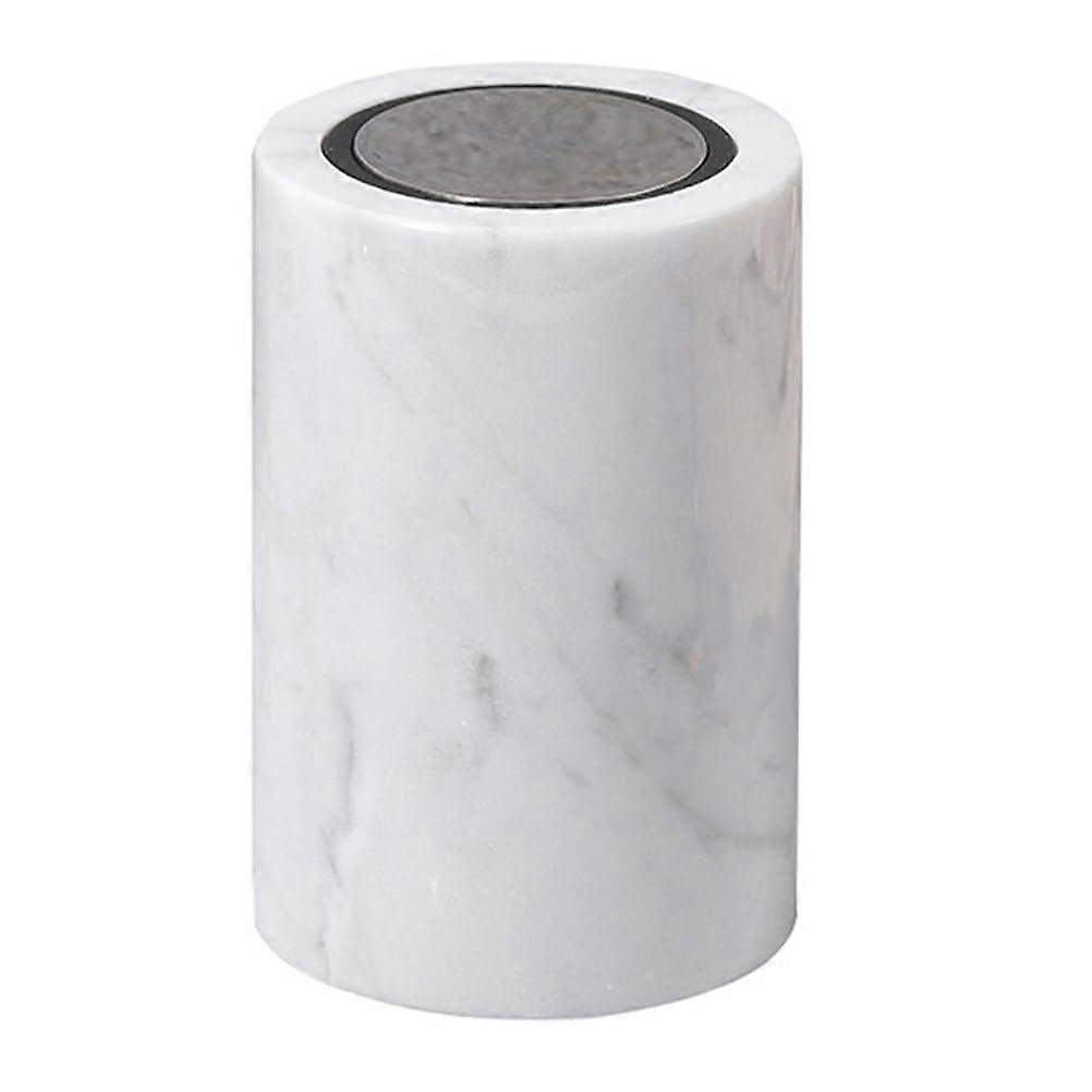 Vintage Marble Toothpick Holder Storage Container - Round Travel Toothpick Case with Elegant Design and Durable Material