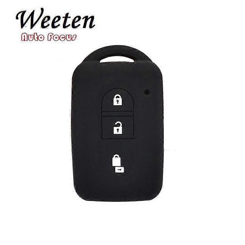 3 Button Silicone Key Cover For Nissan Qashqai Micra Juke Tiida Navara Case Fob Shell