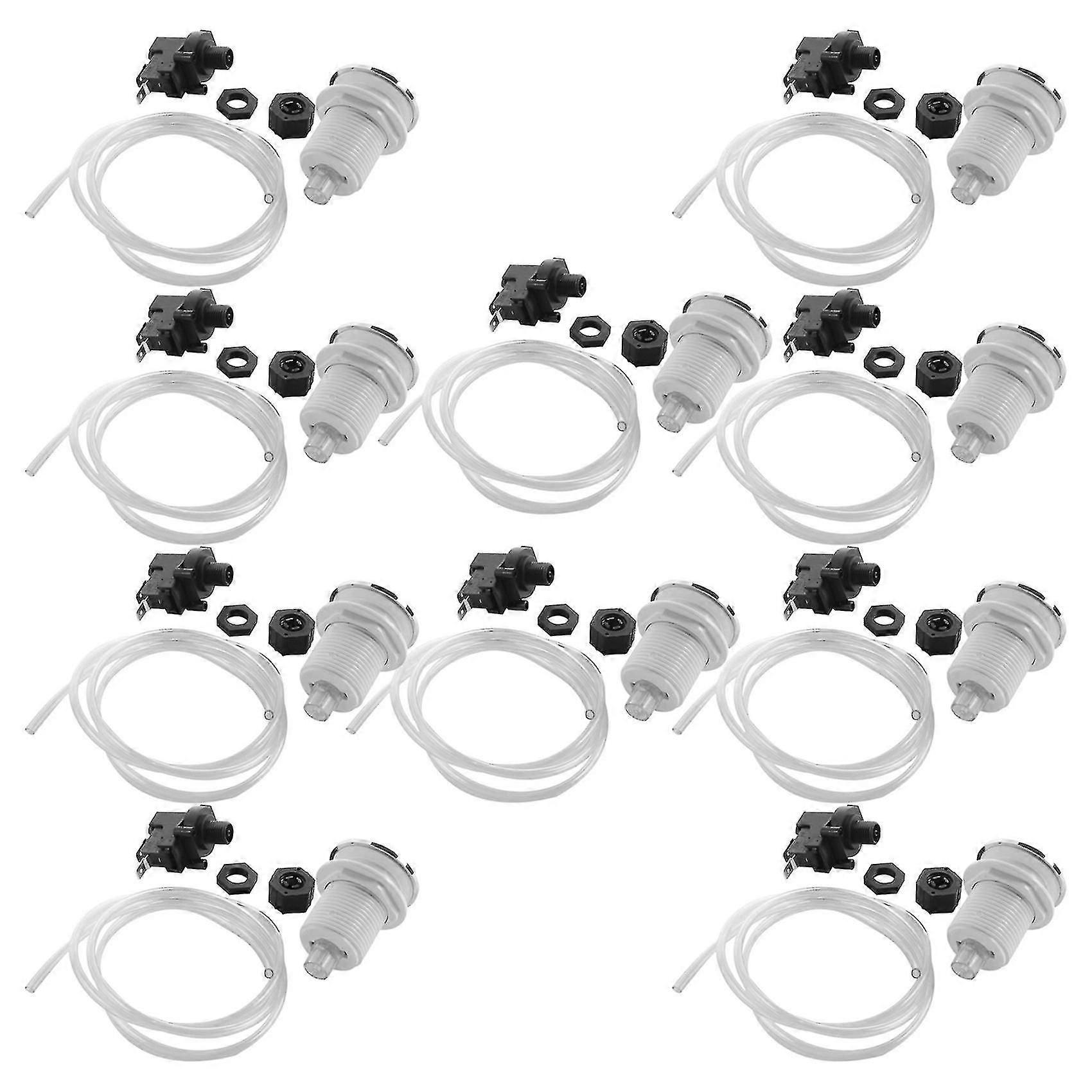 10x 16a On Off Push Button Switch Jetted Whirlpool Jet For Bath Tub Spa Garbage