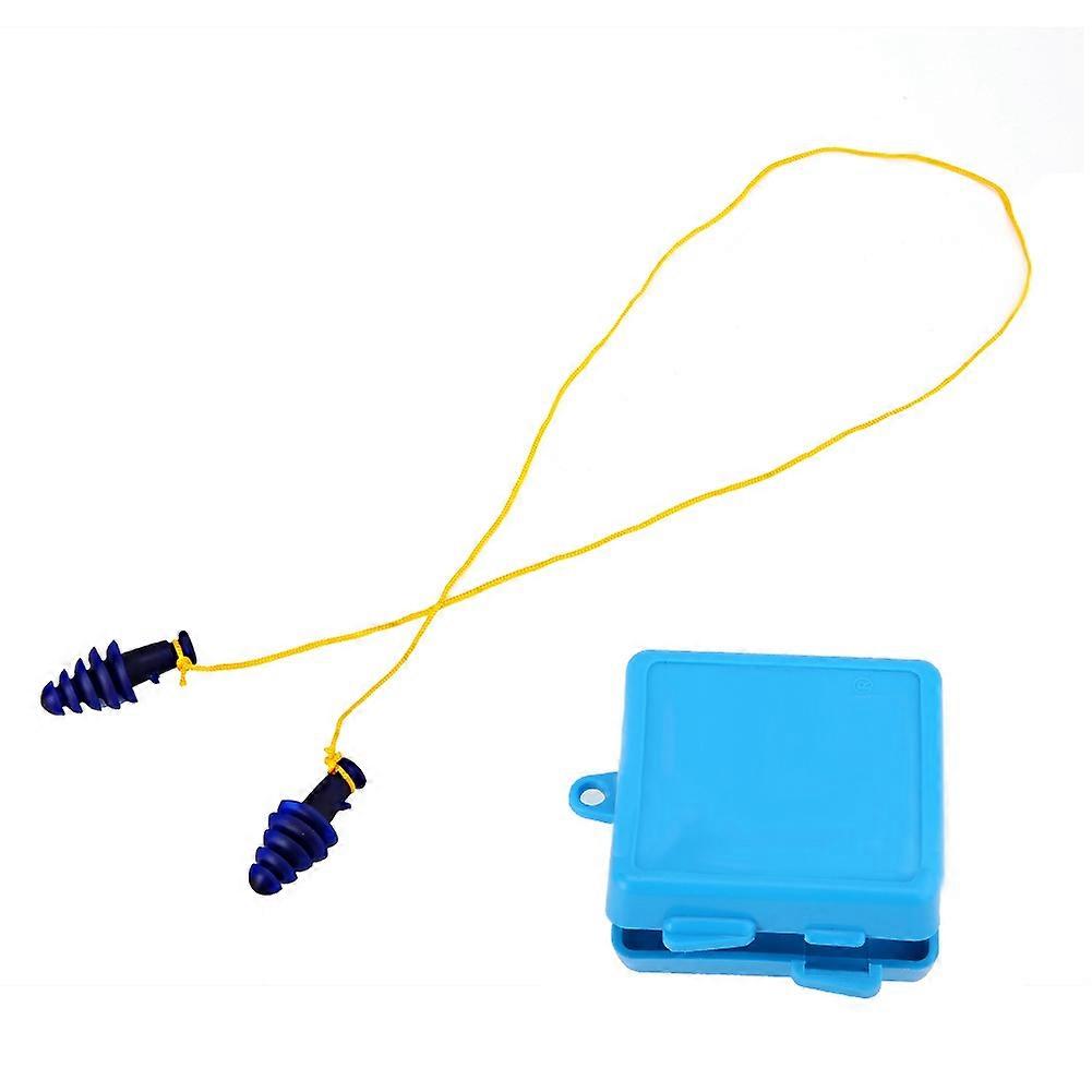 25dB Noise Reduction Earplugs with Neck Band - Reusable Hearing Protection & Storage Box