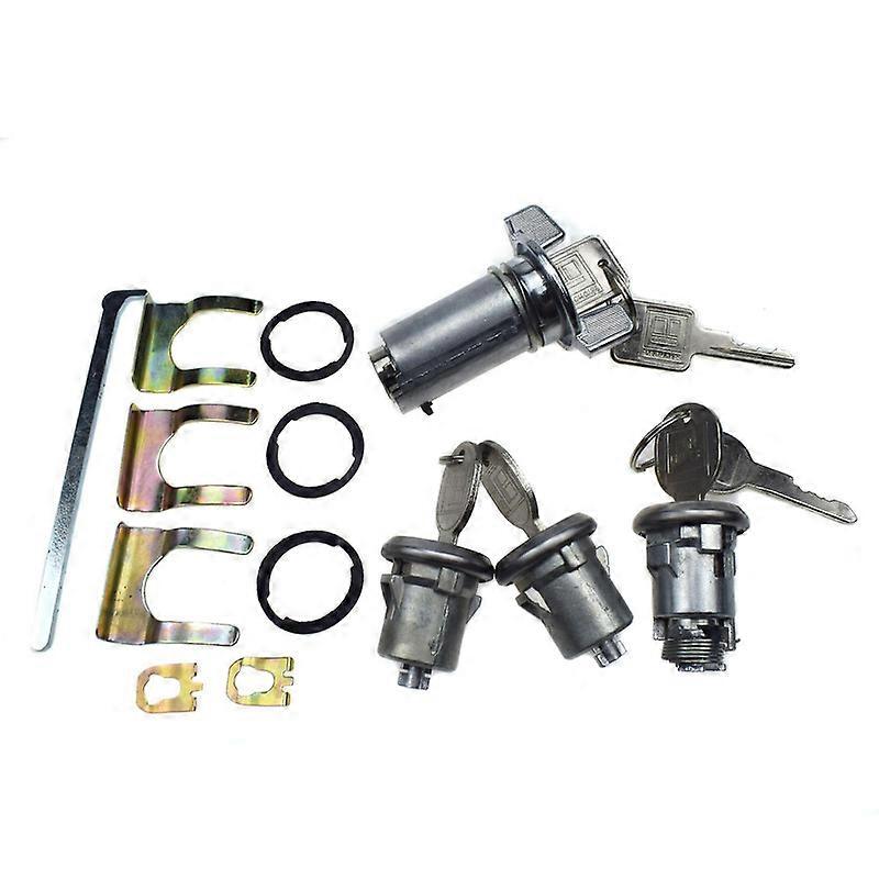 דלת הצתה תא מטען נעילת מפתחות צילינדר ערכת חבית עבור שברולט ביואיק Gmc קאדילק פונטיאק Oldsmobile קמארו אימפלה מאליבו