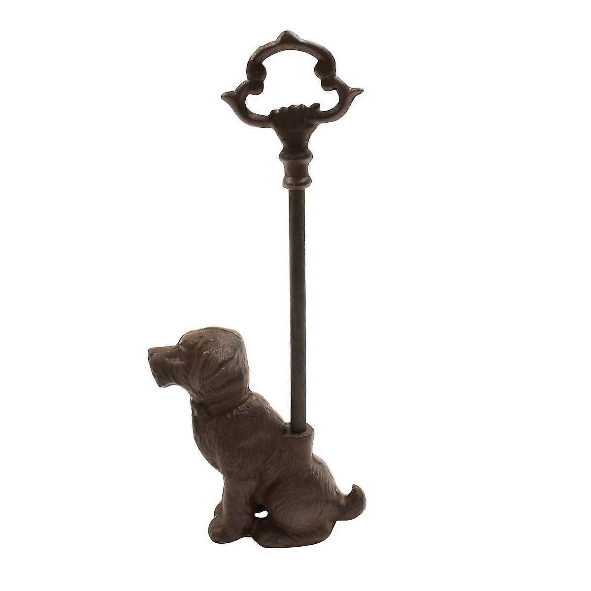 Cast Iron Door Stopper Heavy Pet-Safe Door Blocker with Non-Slip Base Ideal for Home Use and All Floor Types