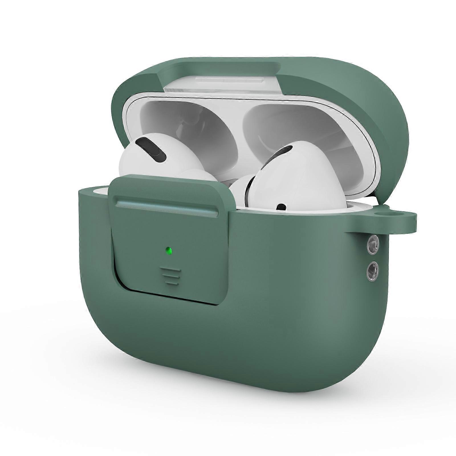 Earphone Silicone PC Protective Case with Switch Button and Buckle For AirPods Pro 2