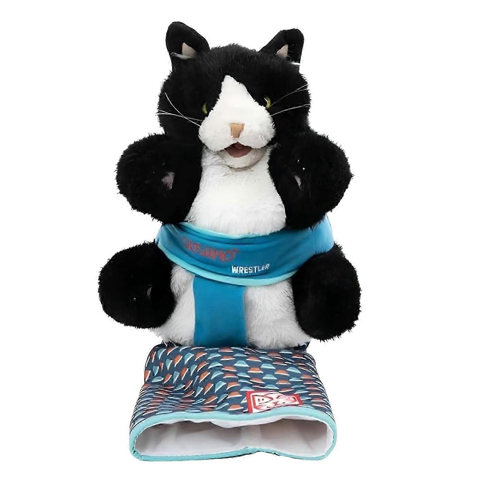 Cat Puppet Wrestlers Interactive Pet Toy with Padding for Playtime and Training Stuffed Animal Cat Toy for Fun and Protection