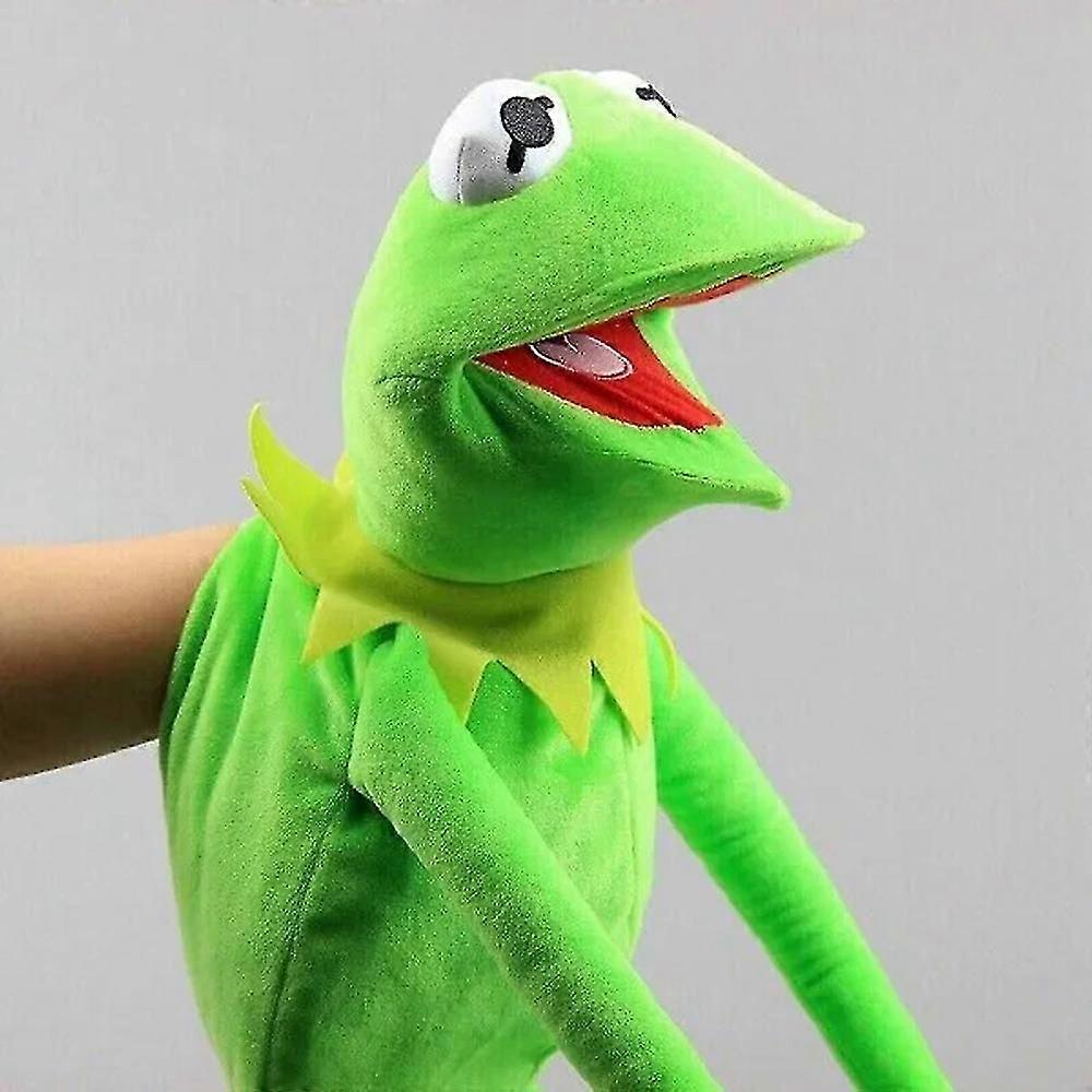 60cm Kermit the Frog hand puppet full body plush toy prop