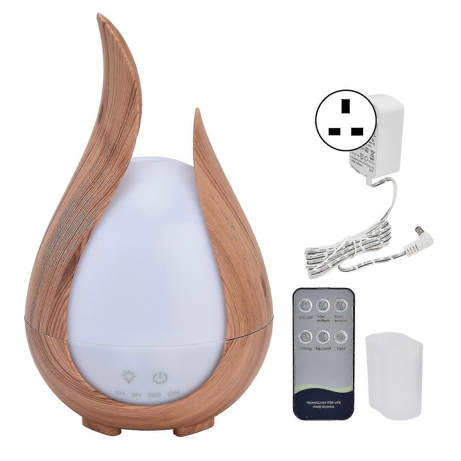 200ml Aromatherapy Diffuser 7 Colors Led Night Light Air Humidifier For Household 100240vuk Plug