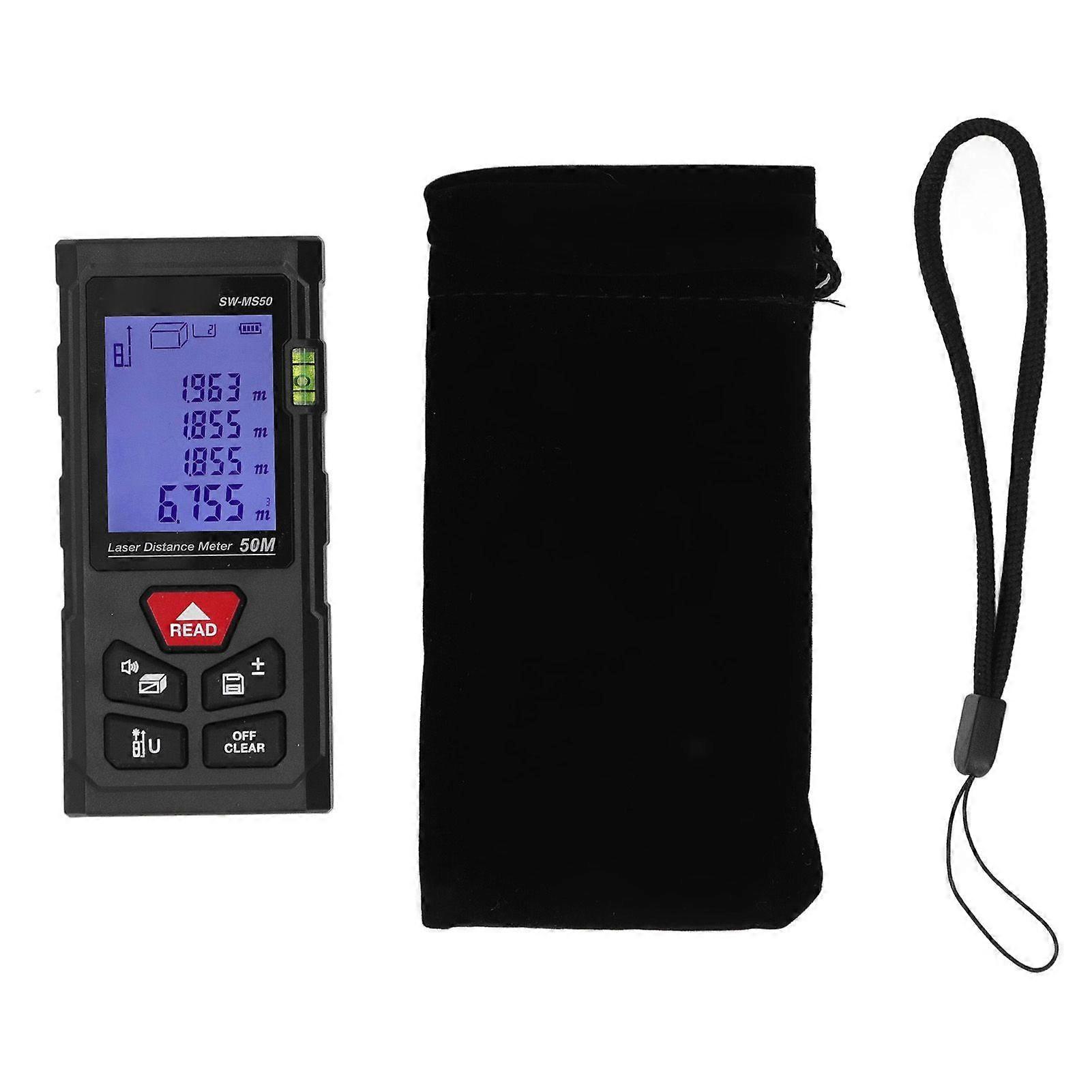 Laser Measure Distance Meter 50m Digital Display Tool for Construction Measurement