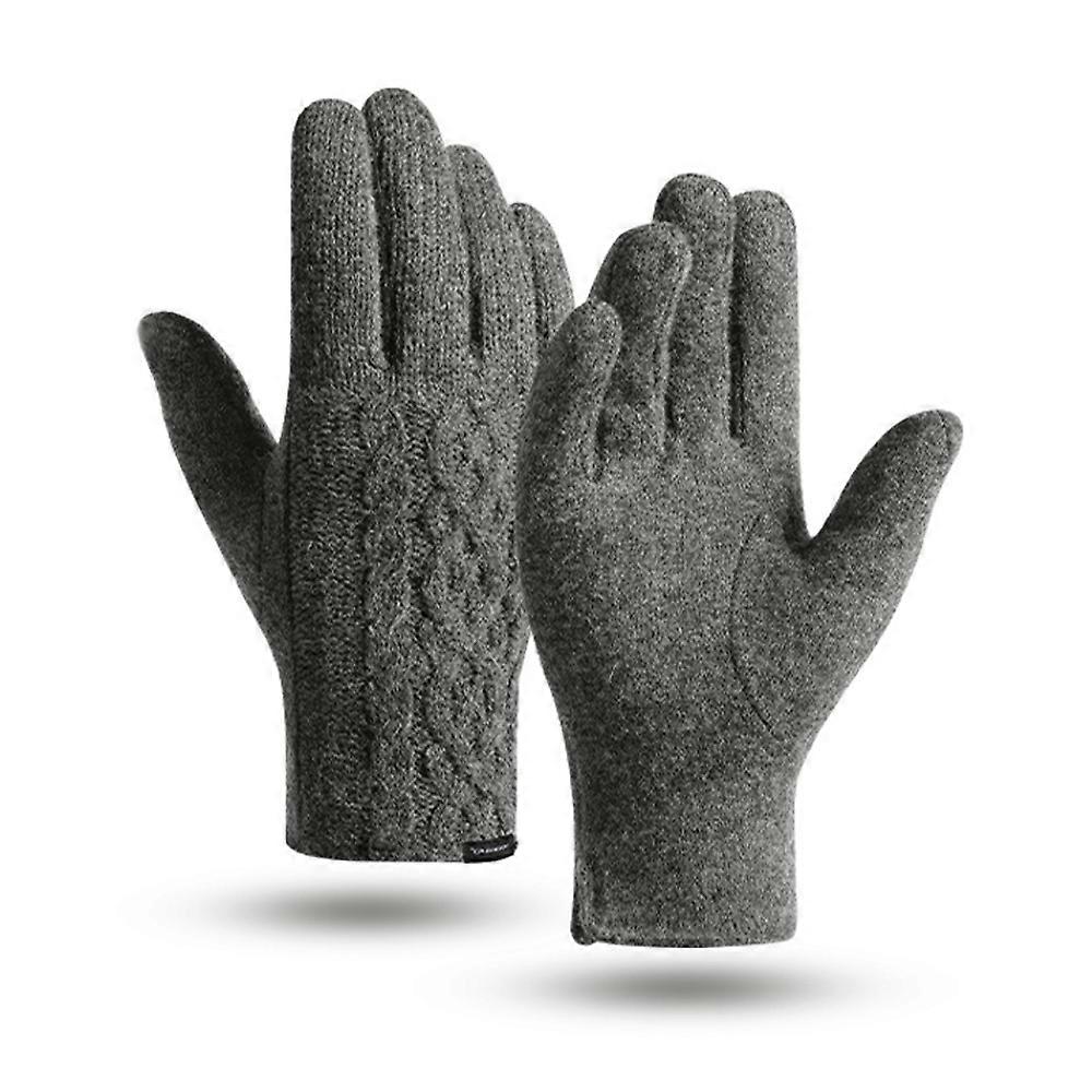 Women's Pure Cashmere Gloves, Cable Knit Design