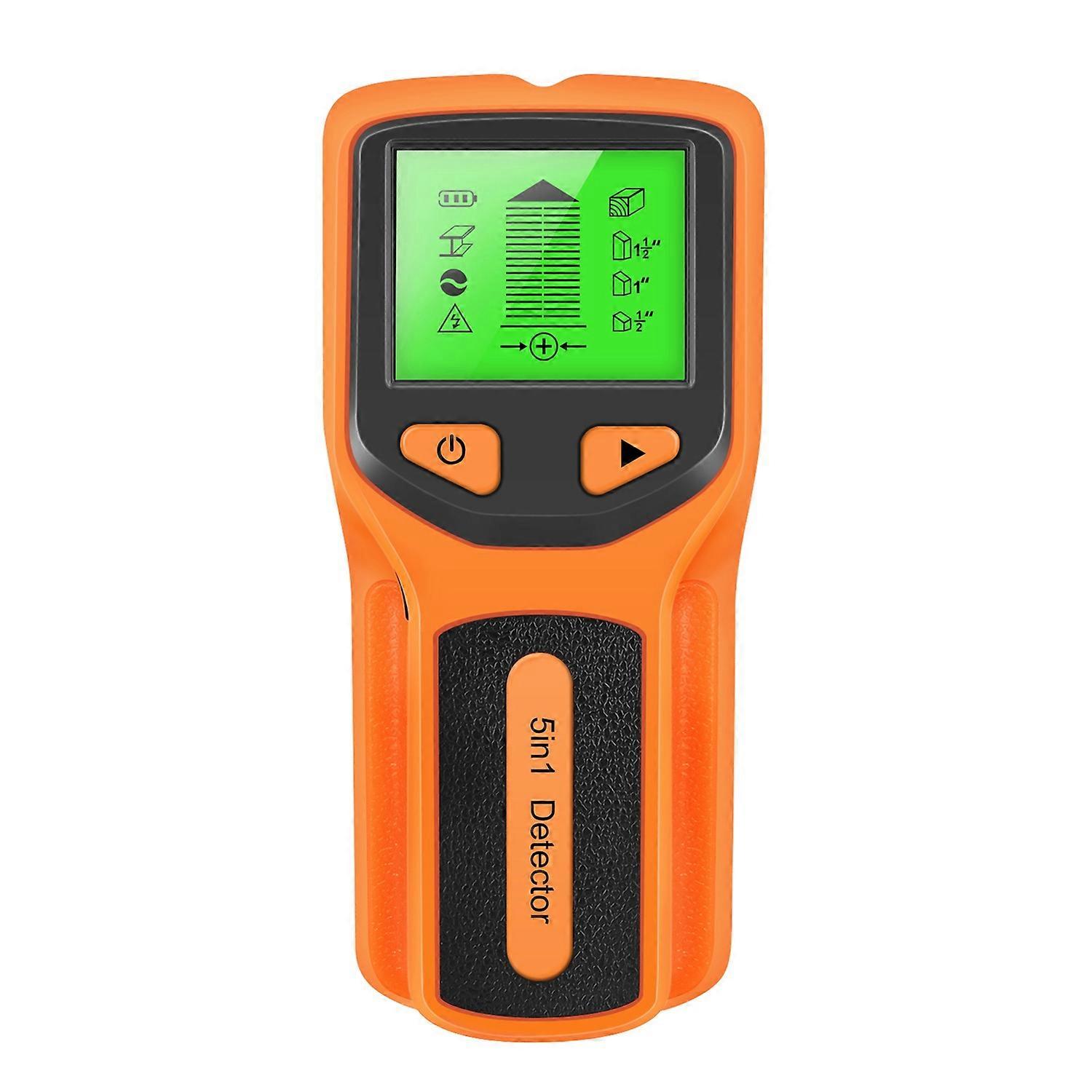 Stud Finder Wall Scanner - 5 in 1 Electronic Stud Detector with HD LCD Display, Wood AC Wire Metal S