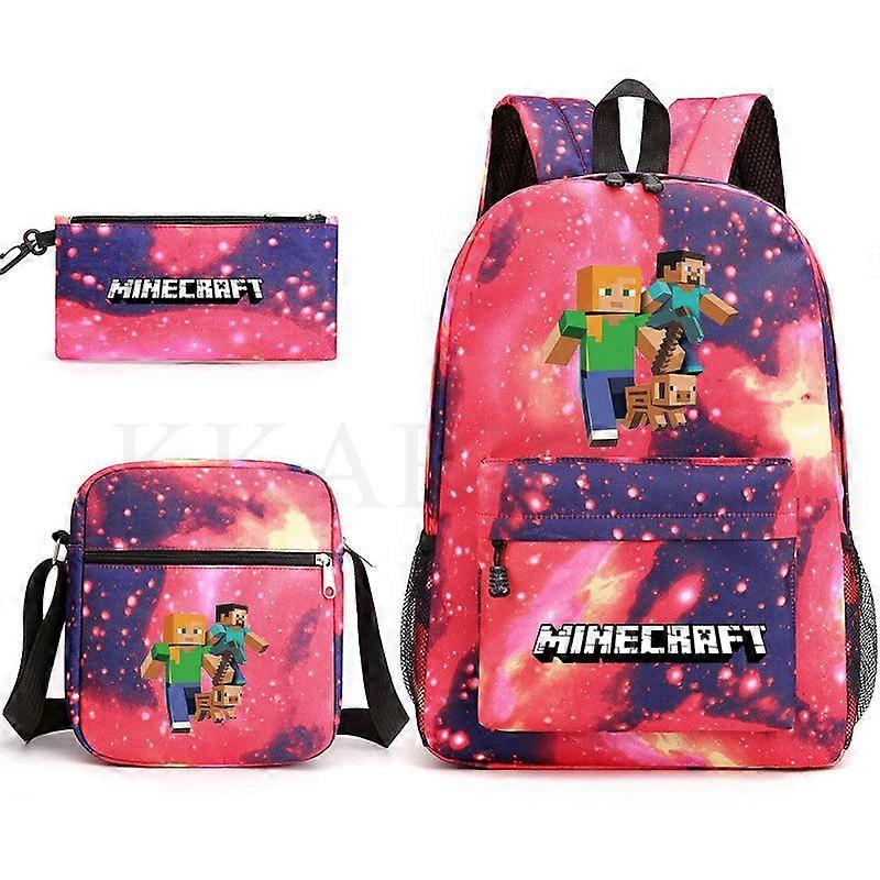 ο κόσμος μου Παιχνίδι Σακίδιο 3pcs/set Mochilas Pencil Case Bagpack Τσάντα Βιβλιοθήκης Bolsa Feminina σχολικές τσάντες για έφηβα κορίτσια