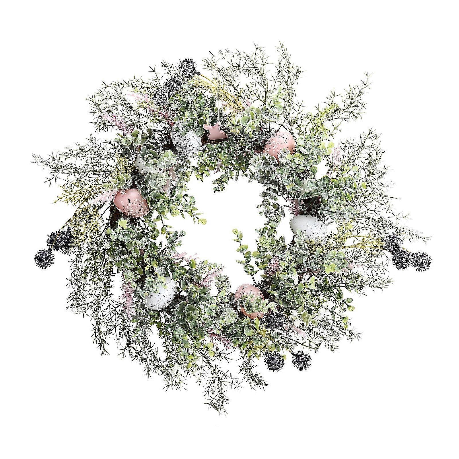 Hanging Garland Artificial Wreath Fake Garlandx Front Door Decorated Simulation Party Christmas Xmas Easter Decoration