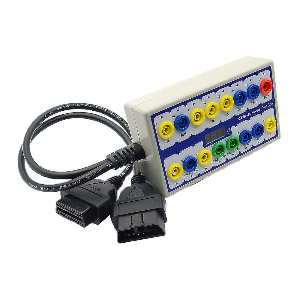 Professionelle Auto-Auto-OBD-2-Break-Out-Box On-Board-Diagnose-Breakout-Box OBD-II-Protokoll-Detektor-Diagnosestecker