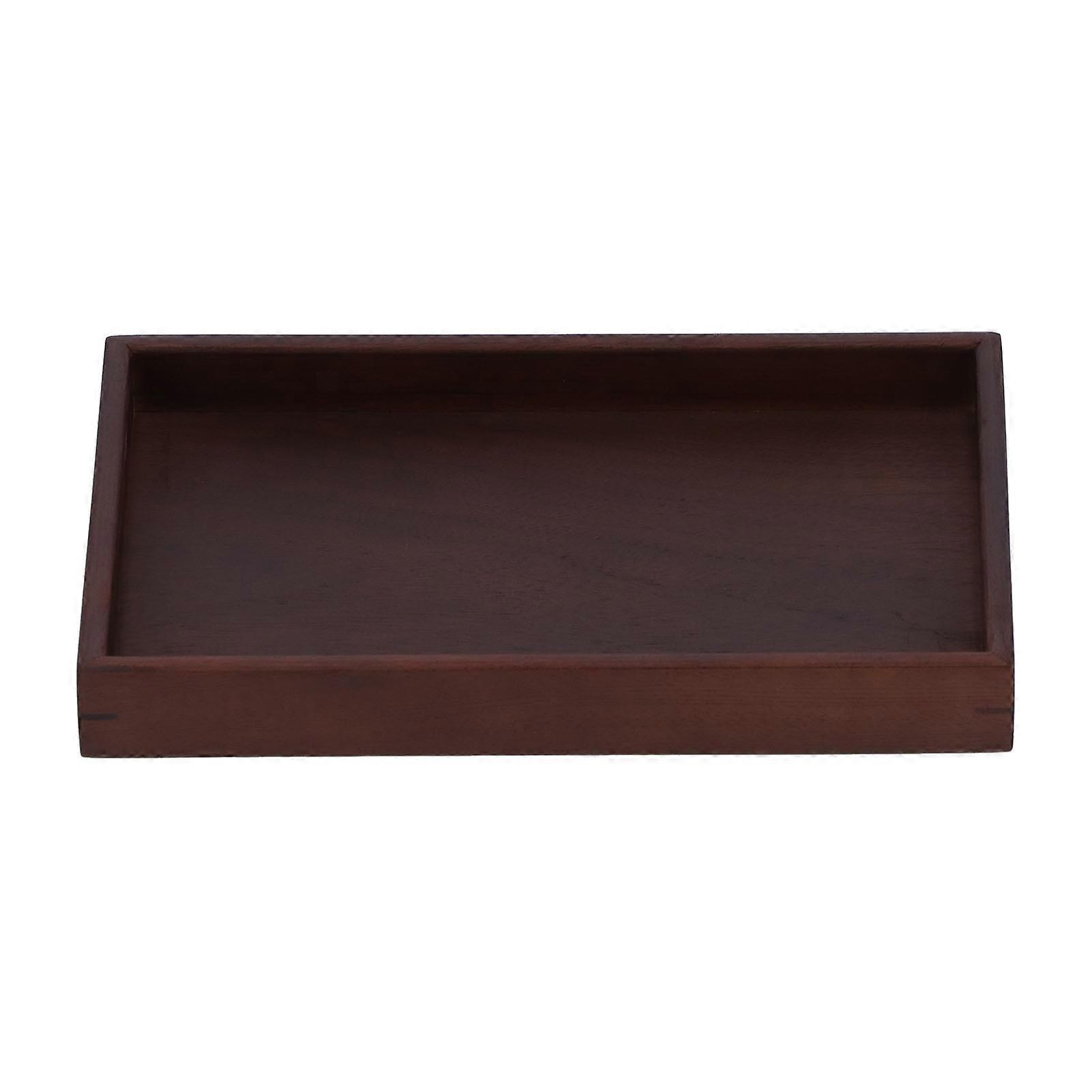 Tea Tray Walnut Material Non‑toxic  Protection Breakfast Tray for Tea Sets Objects Fruits Snacks