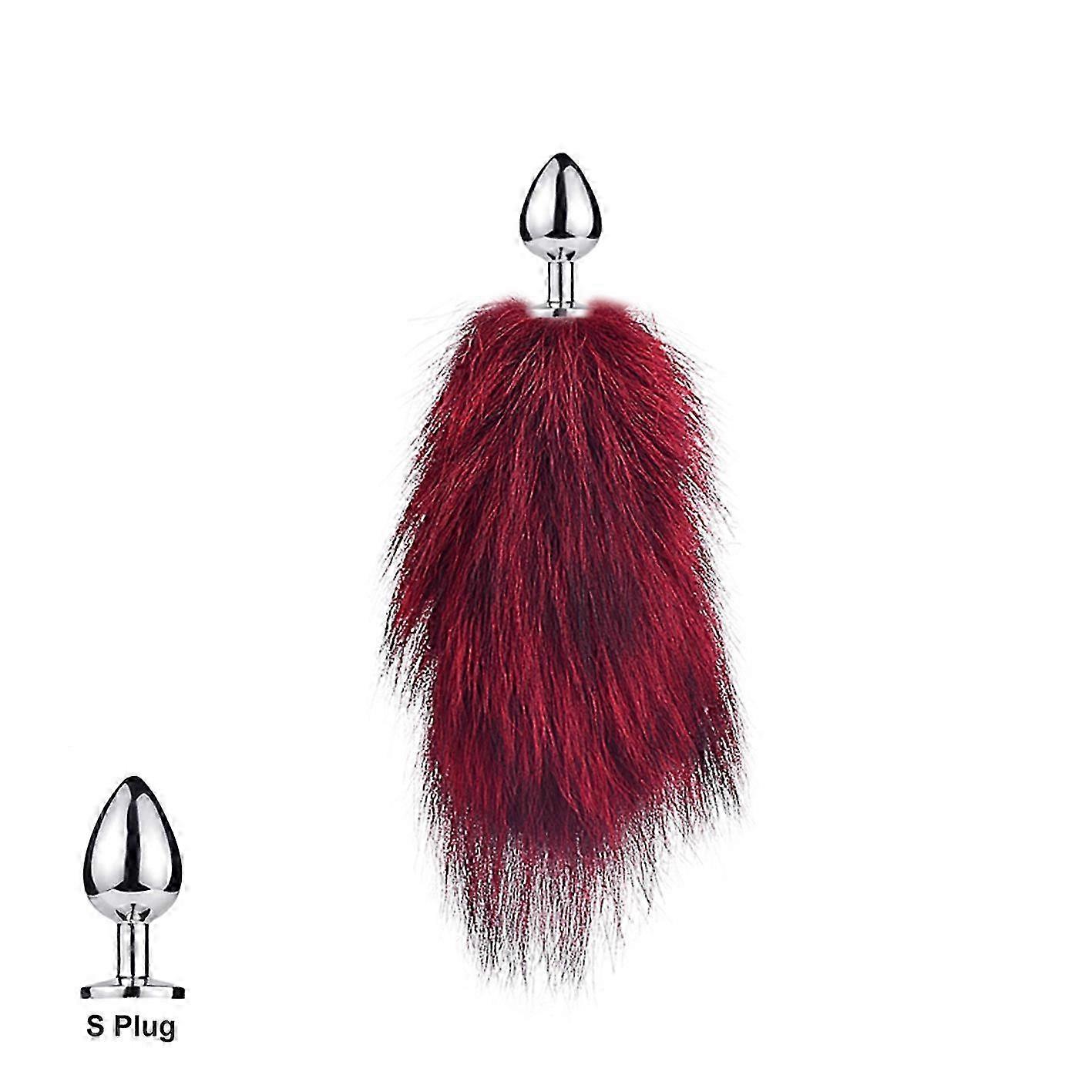 Tail Plug-In Fox Tail Cat Small Props Real Hair Small Tail Detachable Dog Playing Sp