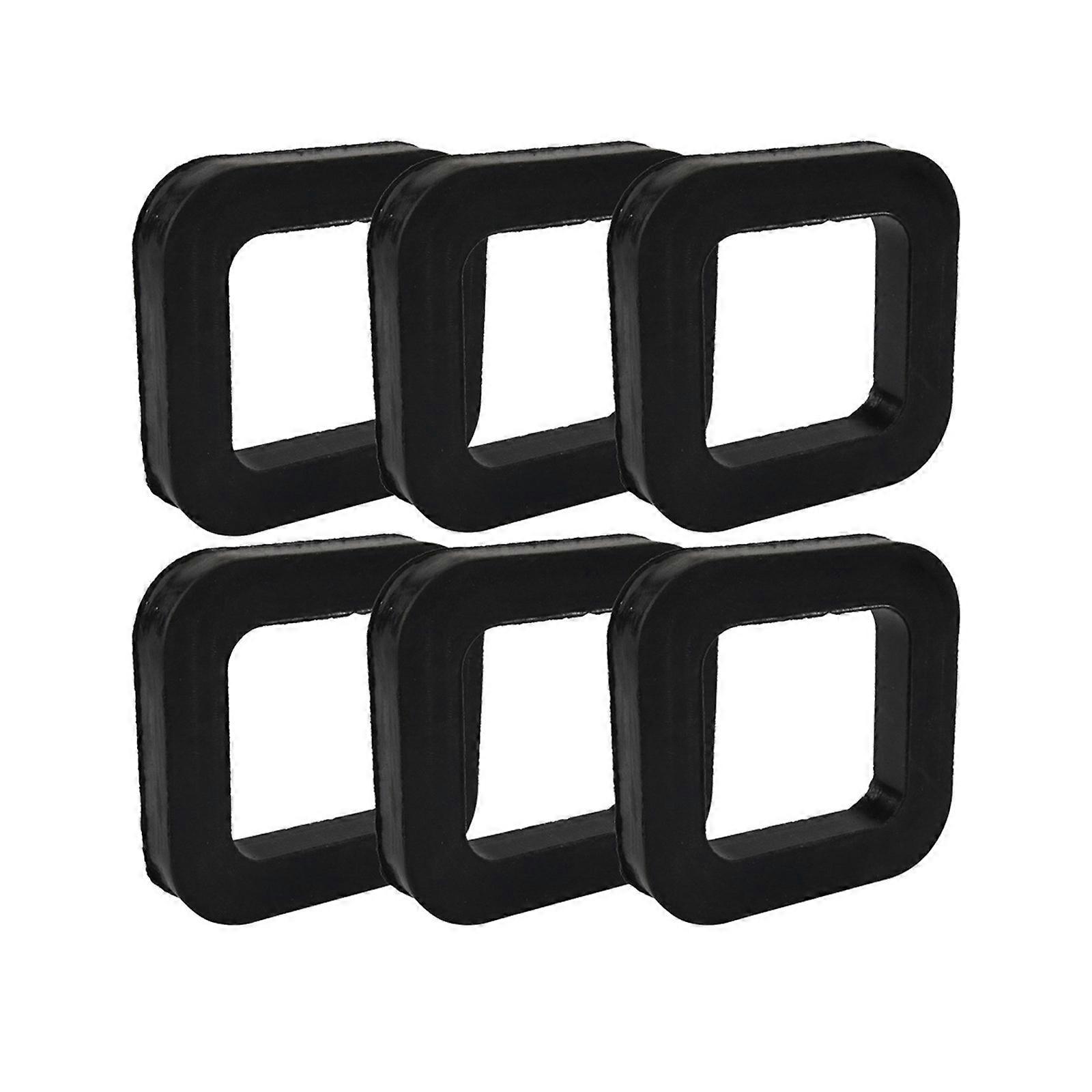 3/6Pcs Rubber Cushion Reduce Rattle and Eliminate Noise Pads Provide Cushion Between Receivers and Hitches