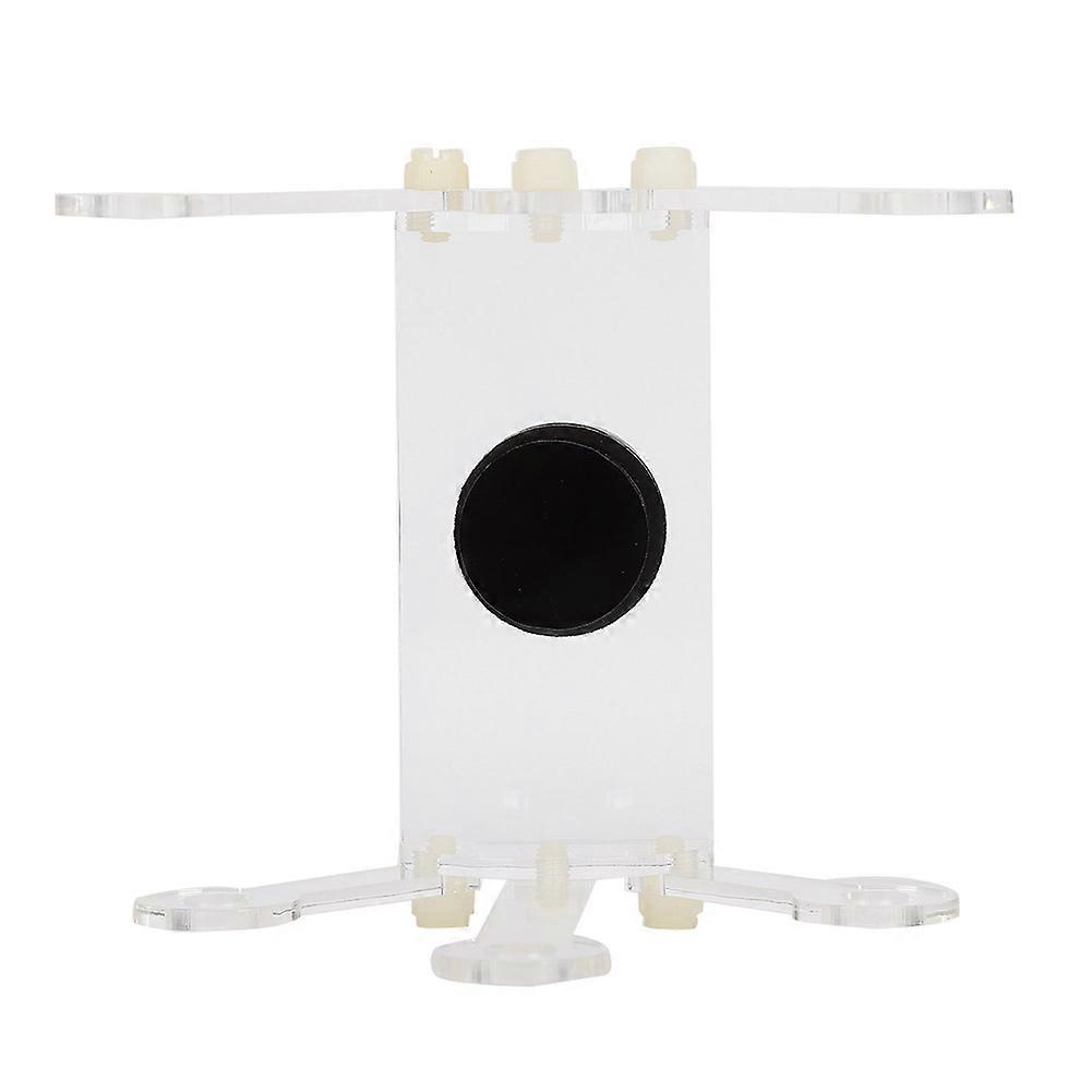 6 Hole Aquarium Coral Frag Rack Bracket - Acrylic Coral Holder for Fish Tank, Durable and Versatile Aquascaping Accessory