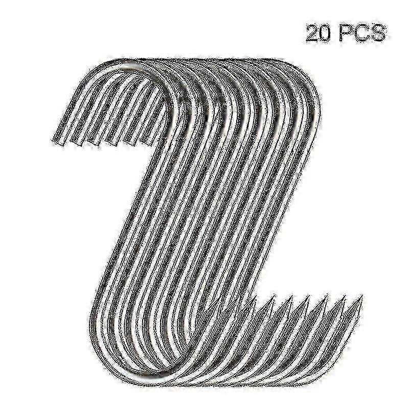 20pcs Stainless Steel Hooks With Sharp Tip For Butcher Shop For Kitchen Hot And Cold Smoking Practical Hook JR2025032601219